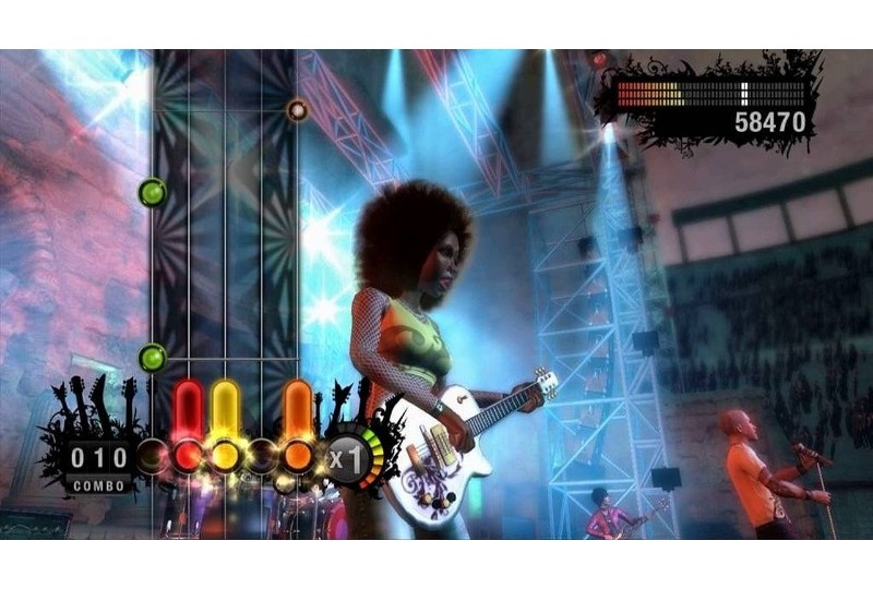 Rock revolution plactic 3. Rock Revolution (ps3). Рок группа компьютерные игры. Аркадная игра про рок музыку. Бочи зе рок скрины.