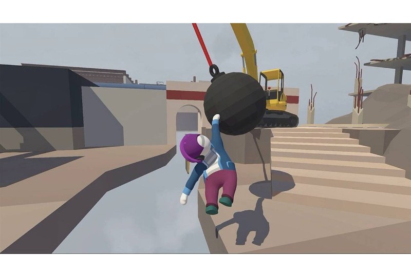 Сколько весит human fall flat. Human Fall Flat прохождение. Human Fall Flat с синим самолетом фото.