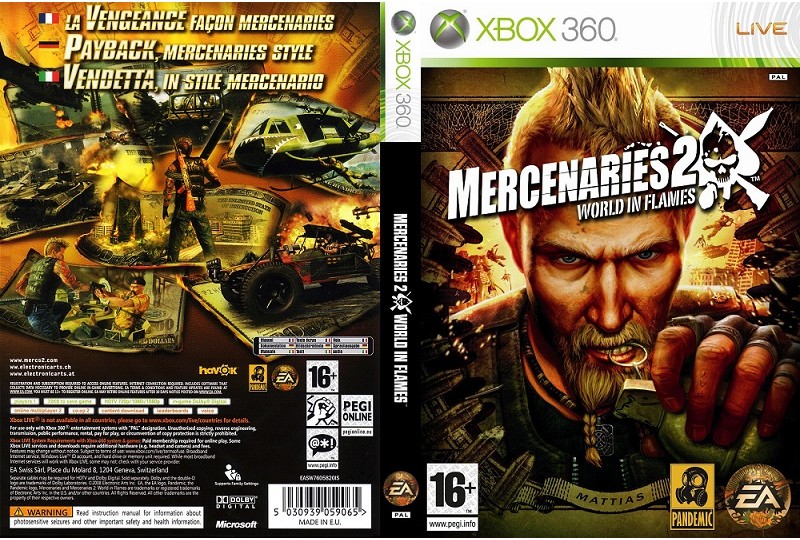 Игры для xbox 360 iso. Диск Mercenaries Xbox. Mercenaries 2 World in Flames логотип. Mercenaries 2: World in Flames пс3 обложка. Требование Mercenaries 2.
